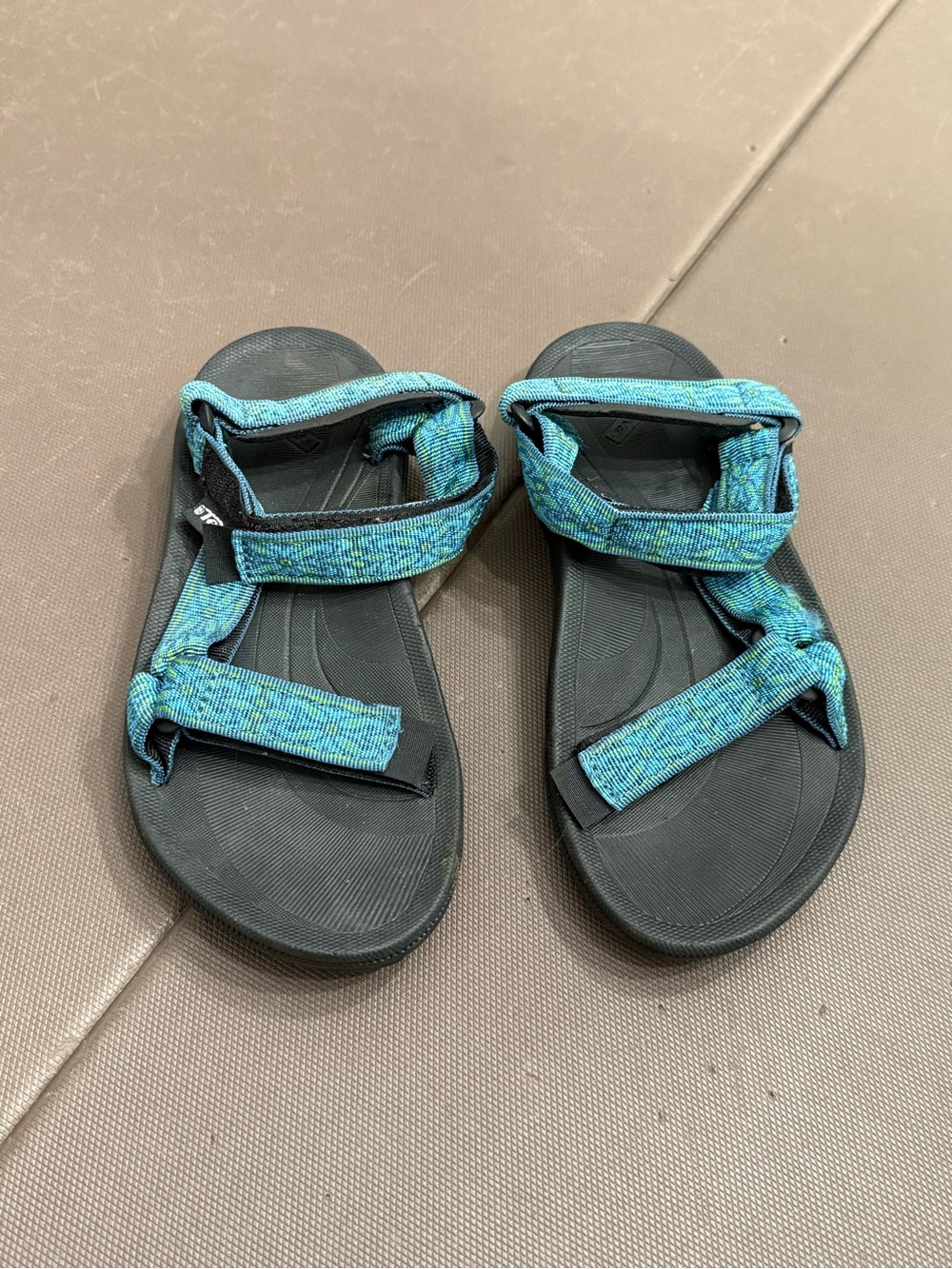 TeVa Hurricane Sport Sandals Strap Blue Floral Print Women’s 7 - Picture 2 of 6